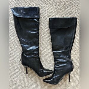 White House Black Market Black Knee-High Boots